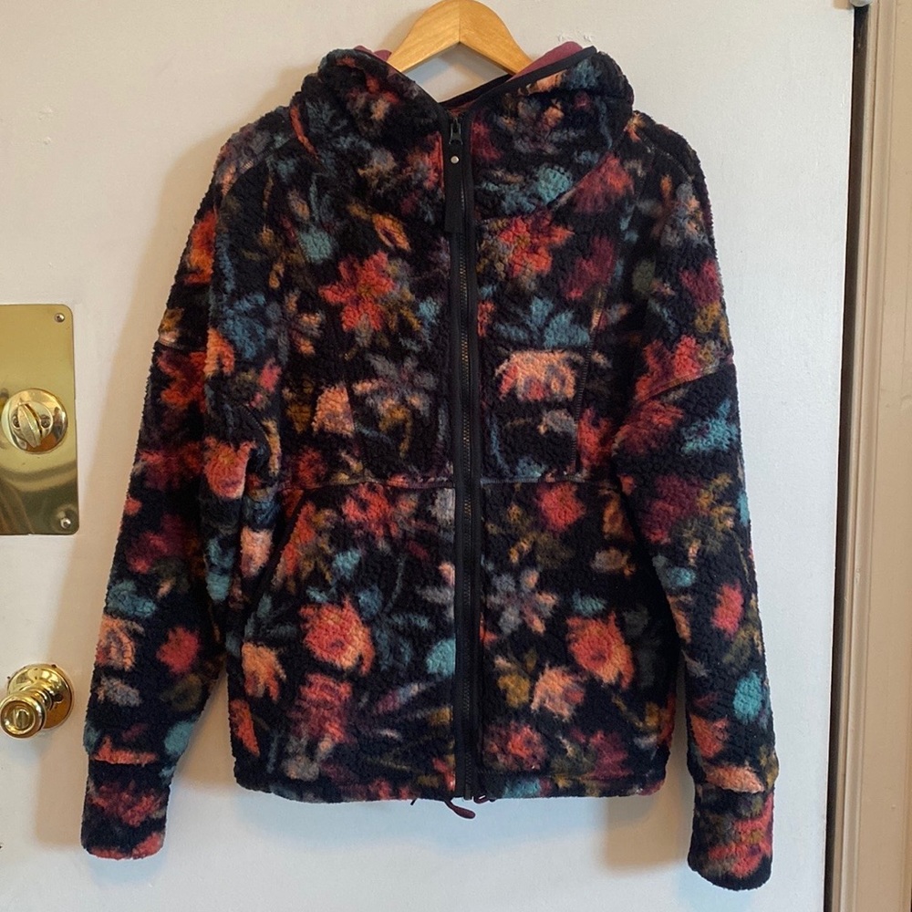 Prana polar escape full-zip teddy jacket with hood